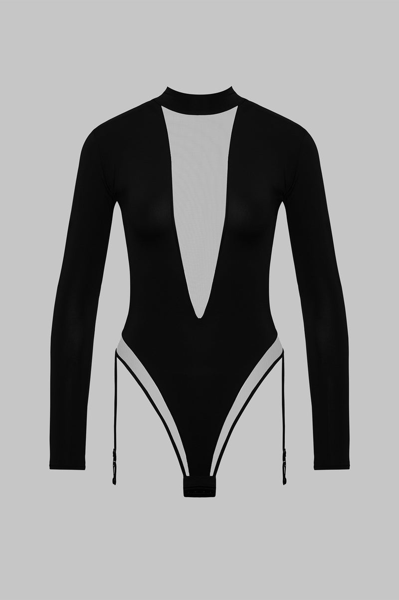 Maison Close Pure Tentation V Collar Body Thong