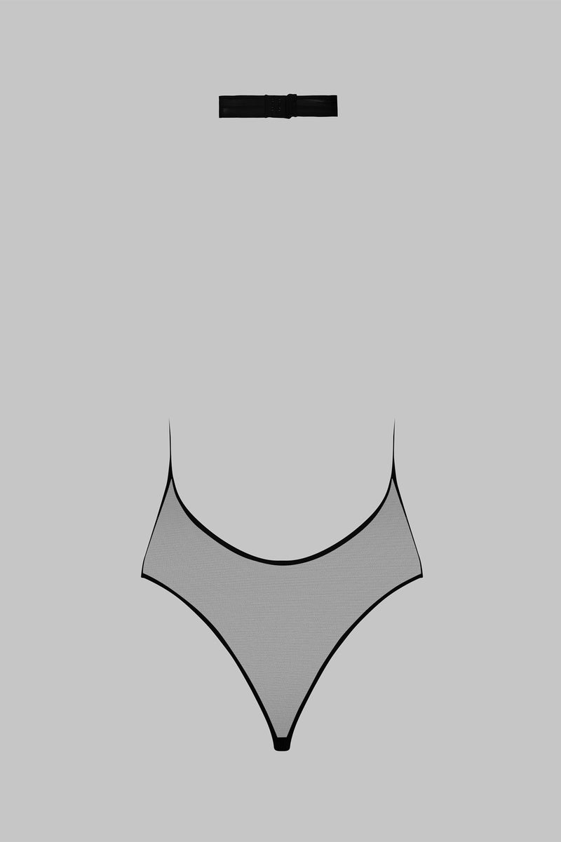 Maison Close Pure Tentation V Collar Body Thong