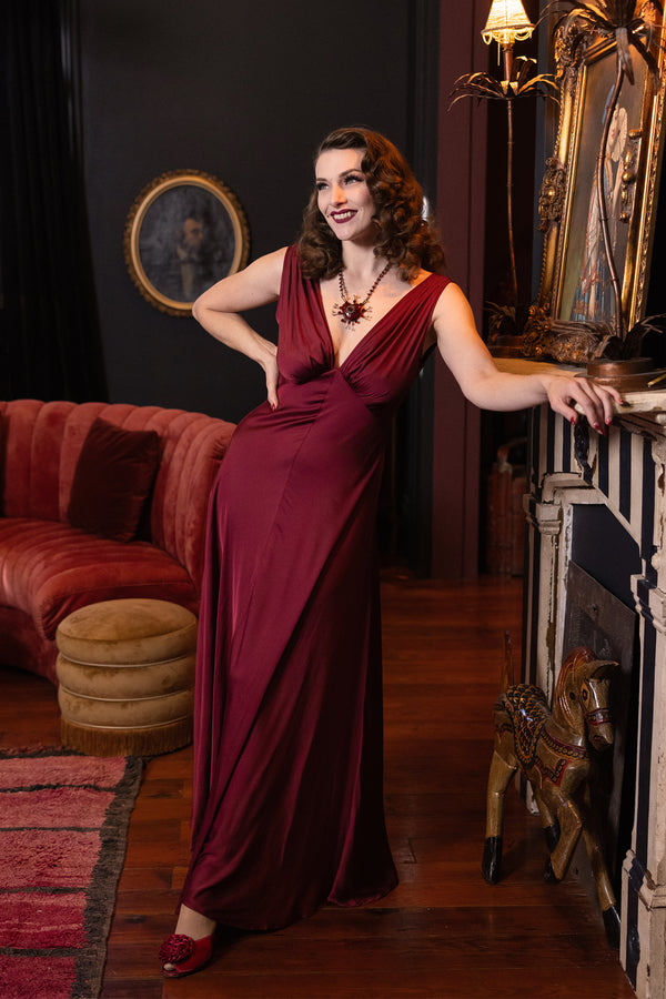 30s Bias Gown -  Scarlet Scarlet