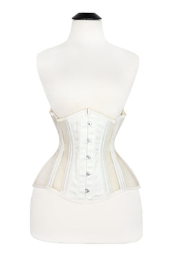 Petite Josephine Underbust Corset - Ivory Mesh