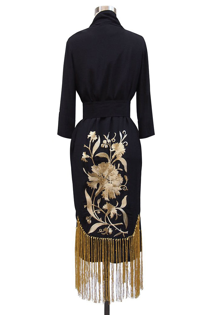 Flapper Robe - Black