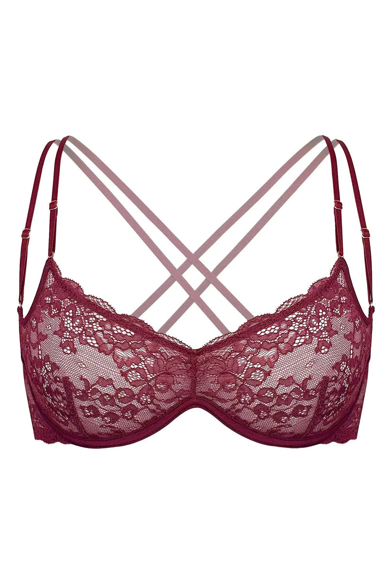 Monique Morin Rush Sweetheart Bra Velvet