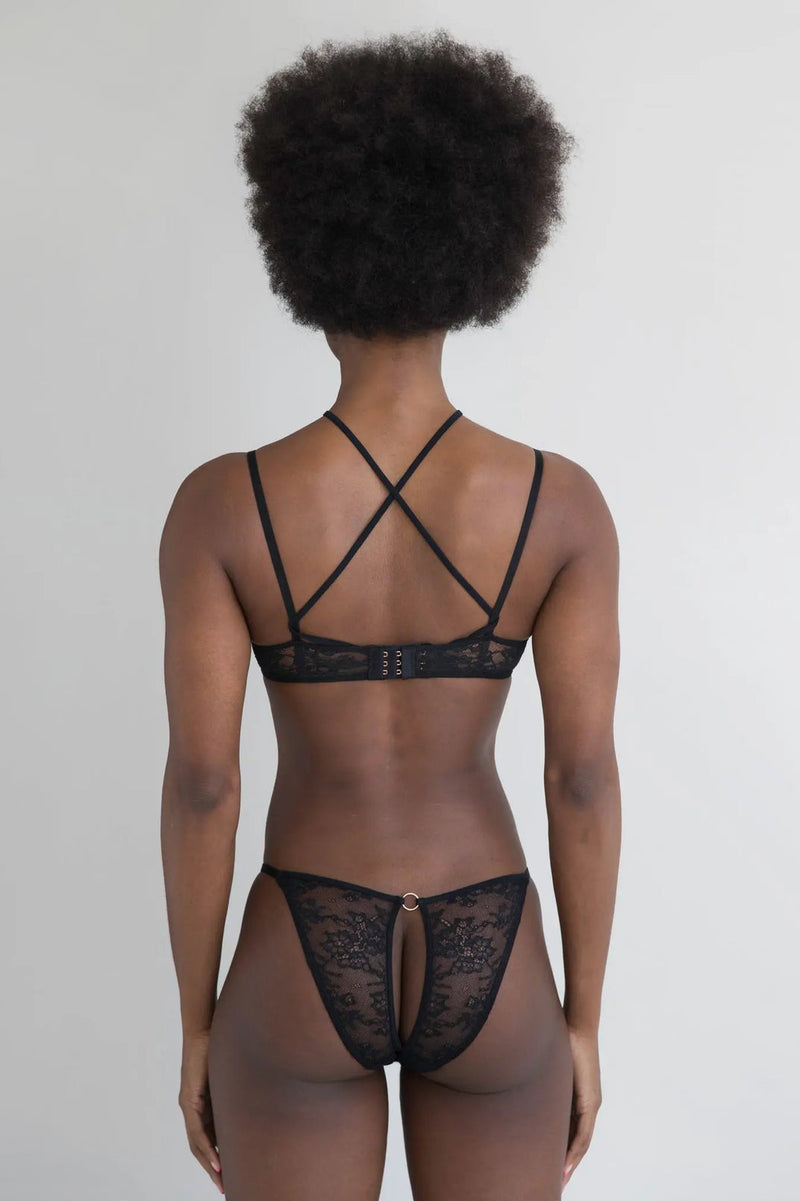 Monique Morin Rush Wired Bra Black