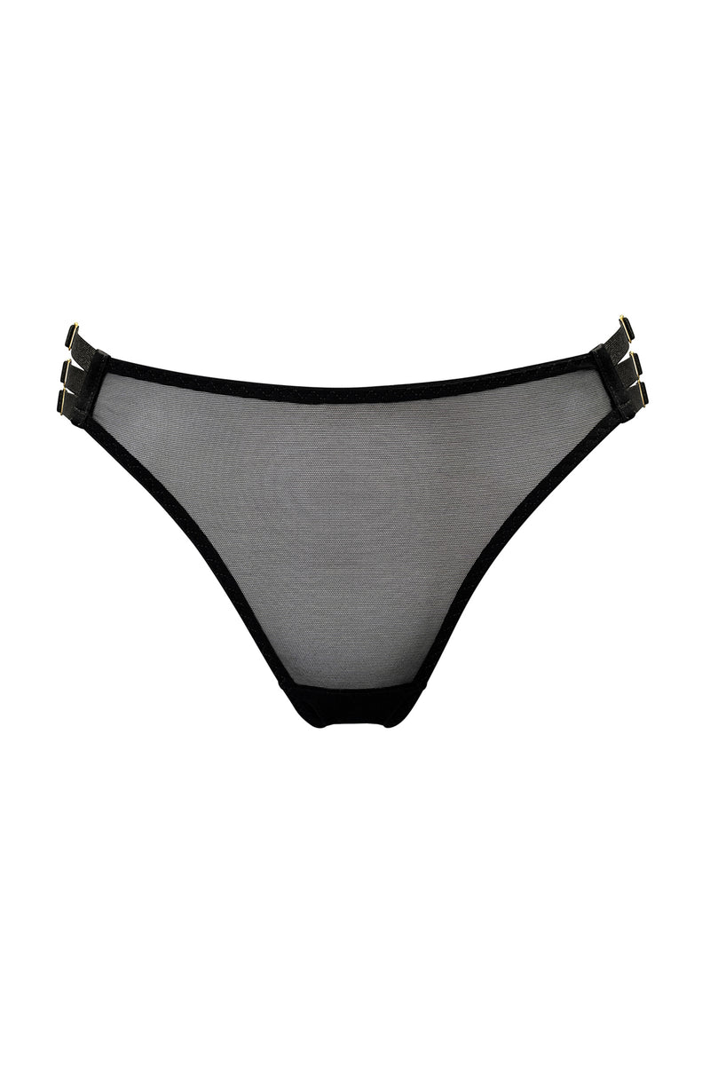 Bordelle Signature Mesh Peep Brief