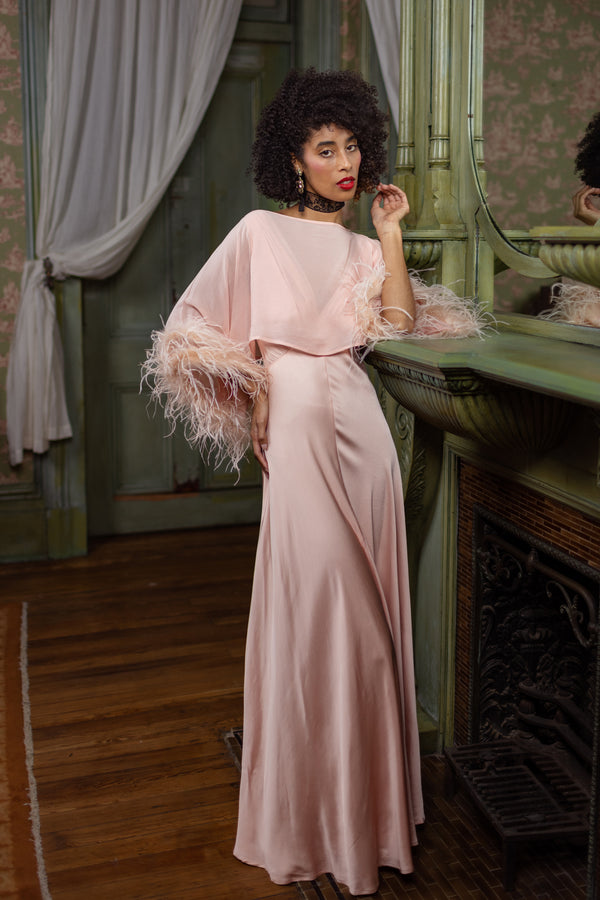 Socialite Stole - Peach Boudoir